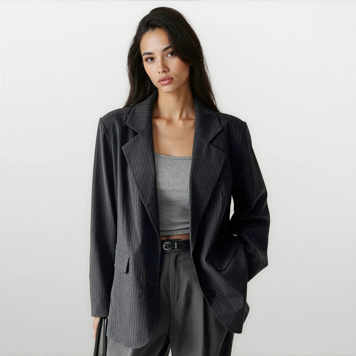 The River Pinstripe Blazer