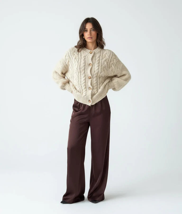Iris Cable Knit Cardigan