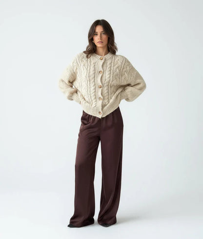 Iris Cable Knit Cardigan