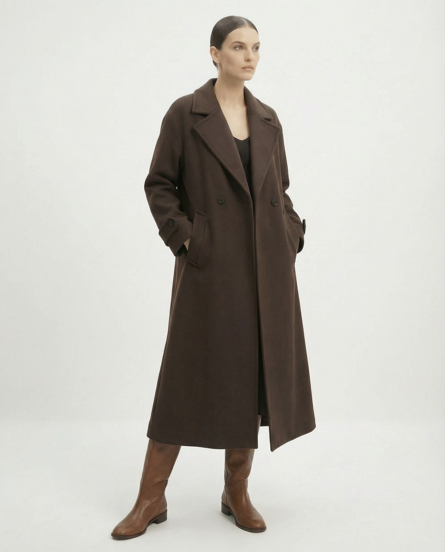 Chocolate Maxi Coat