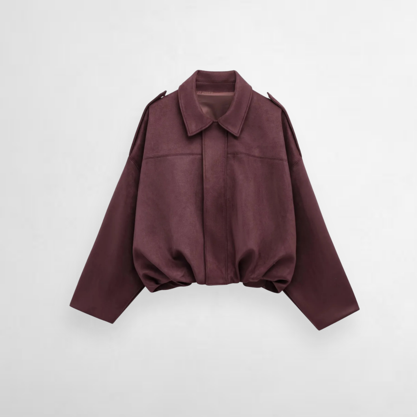 Astor Faux Suede Bomber Jacket