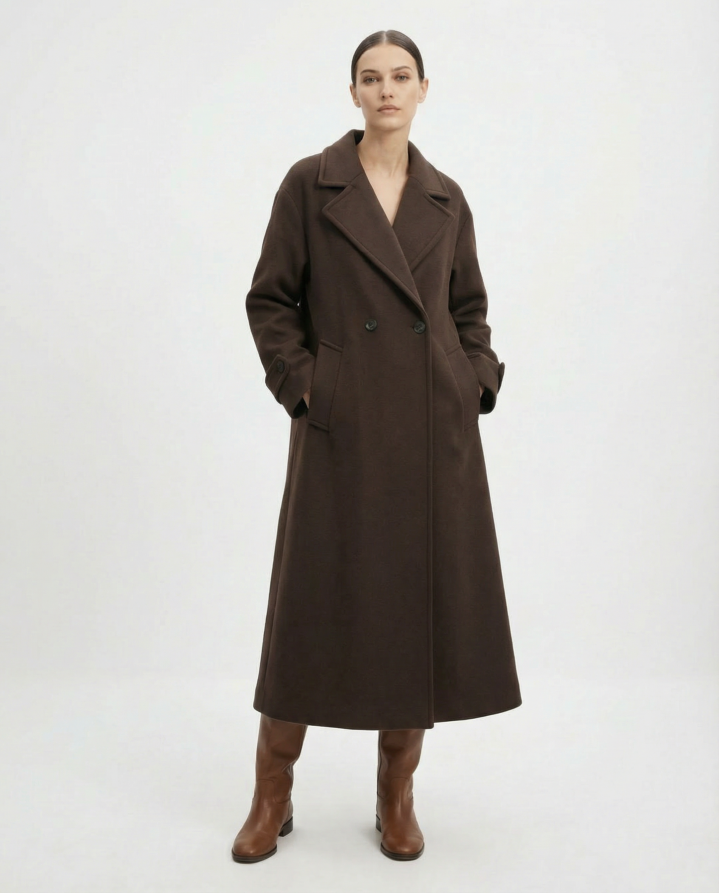 Chocolate Maxi Coat