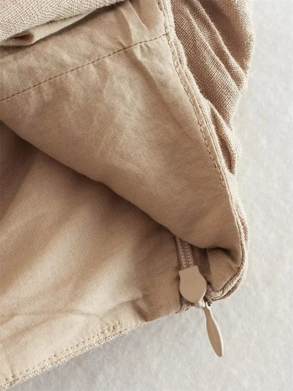 Halter Linen Vest Top