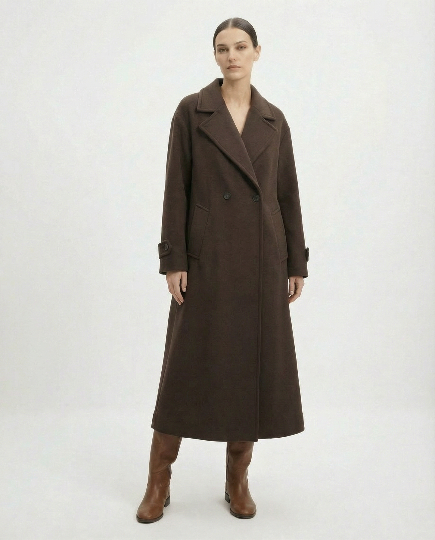 Chocolate Maxi Coat