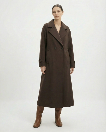 Chocolate Maxi Coat