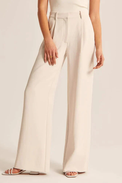 Riviera Beige Tailored Pants