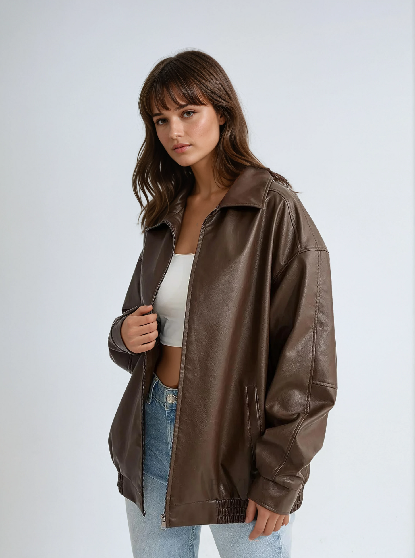 Marseille Faux Leather Jacket