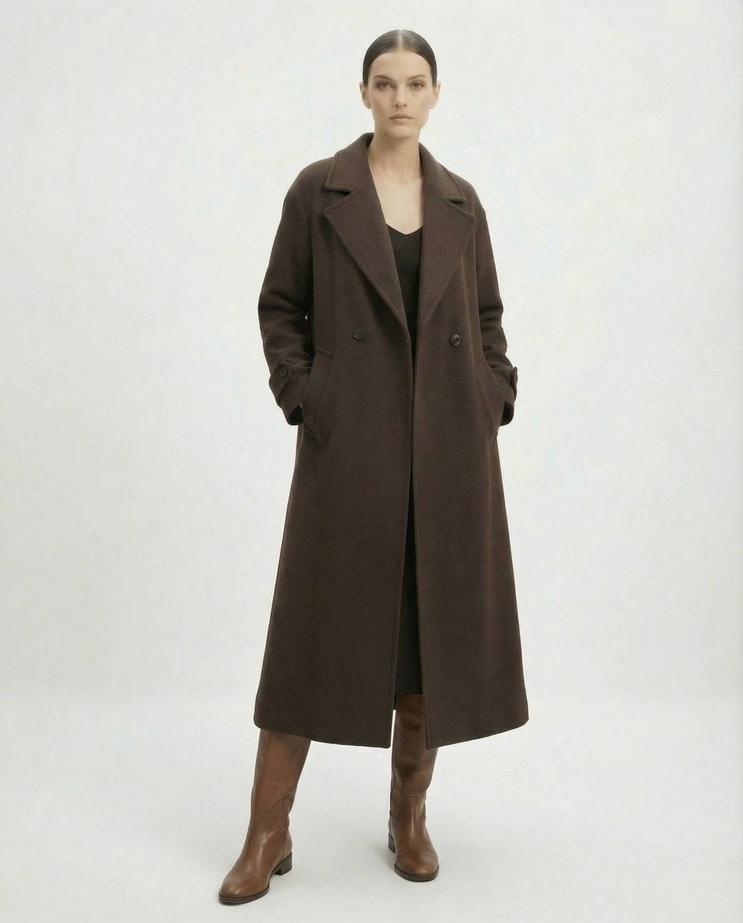 Chocolate Maxi Coat