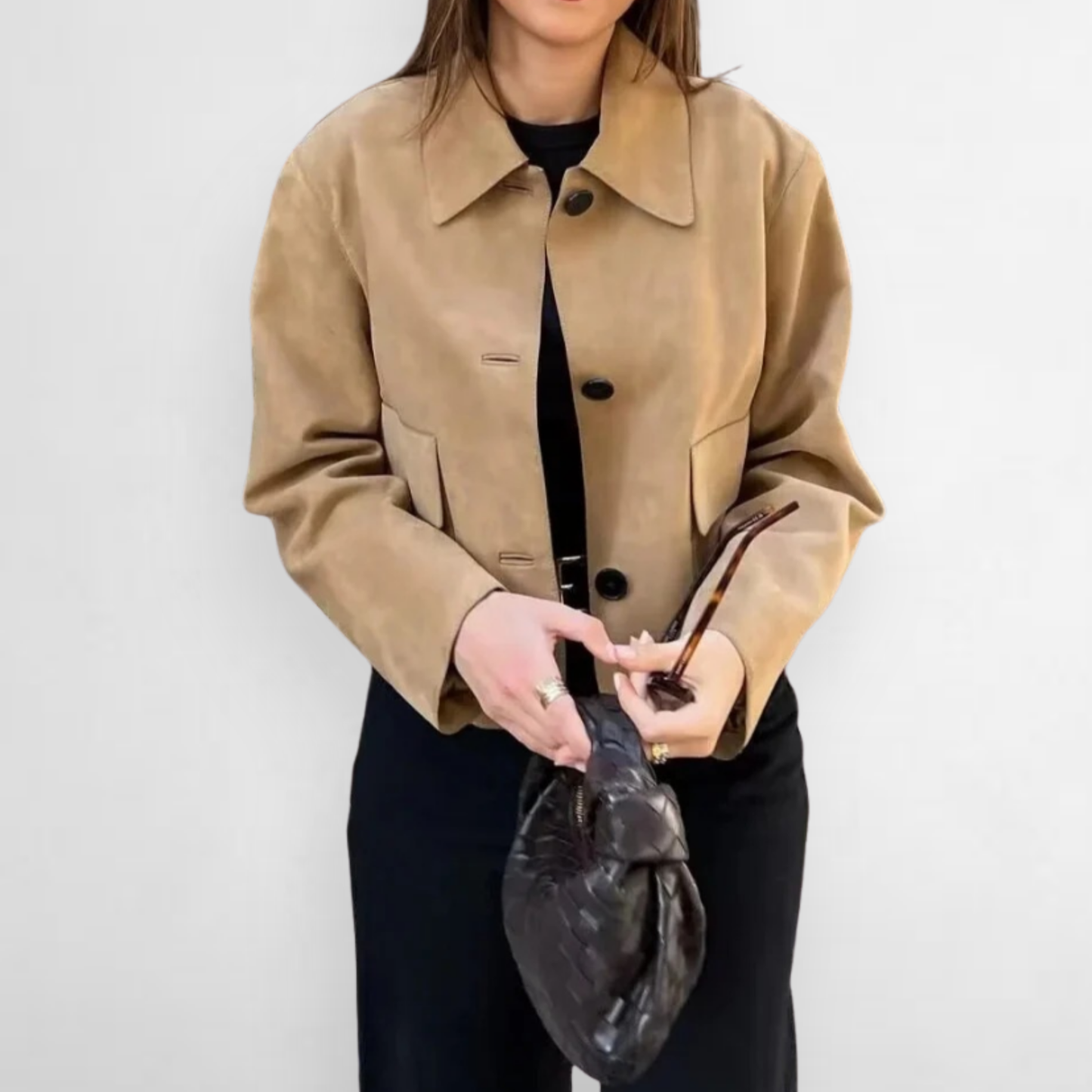 Parisian Faux Suede Coat