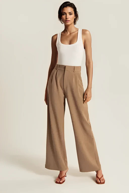 Riviera Brown Tailored Pants