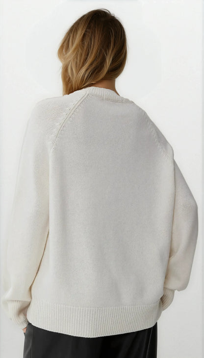 Lauria Wool Blend Knit Sweater