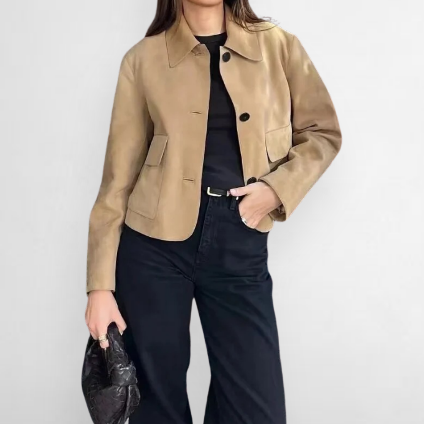 Parisian Faux Suede Coat