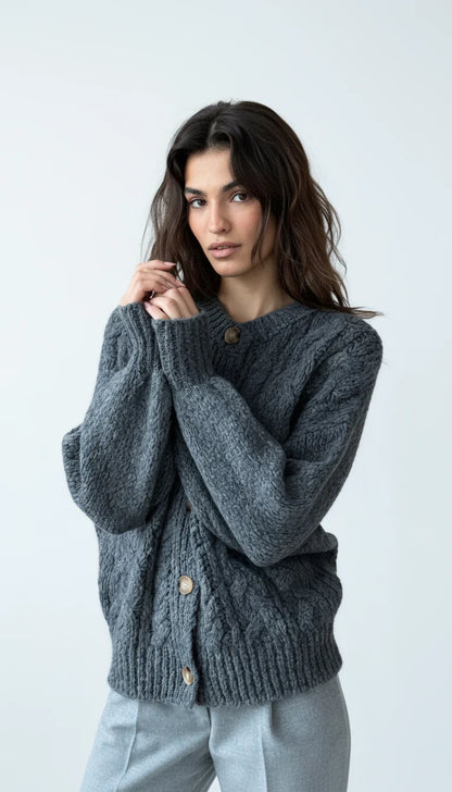 Iris Cable Knit Cardigan