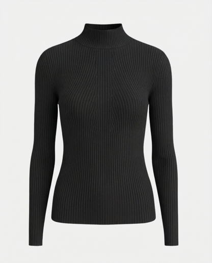 The Sable Mock Neck Top