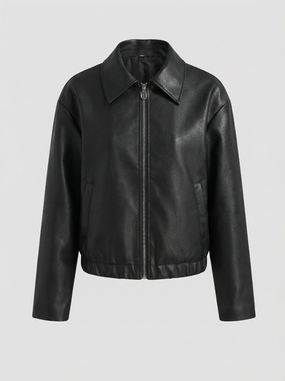 Capri Faux Leather Jacket