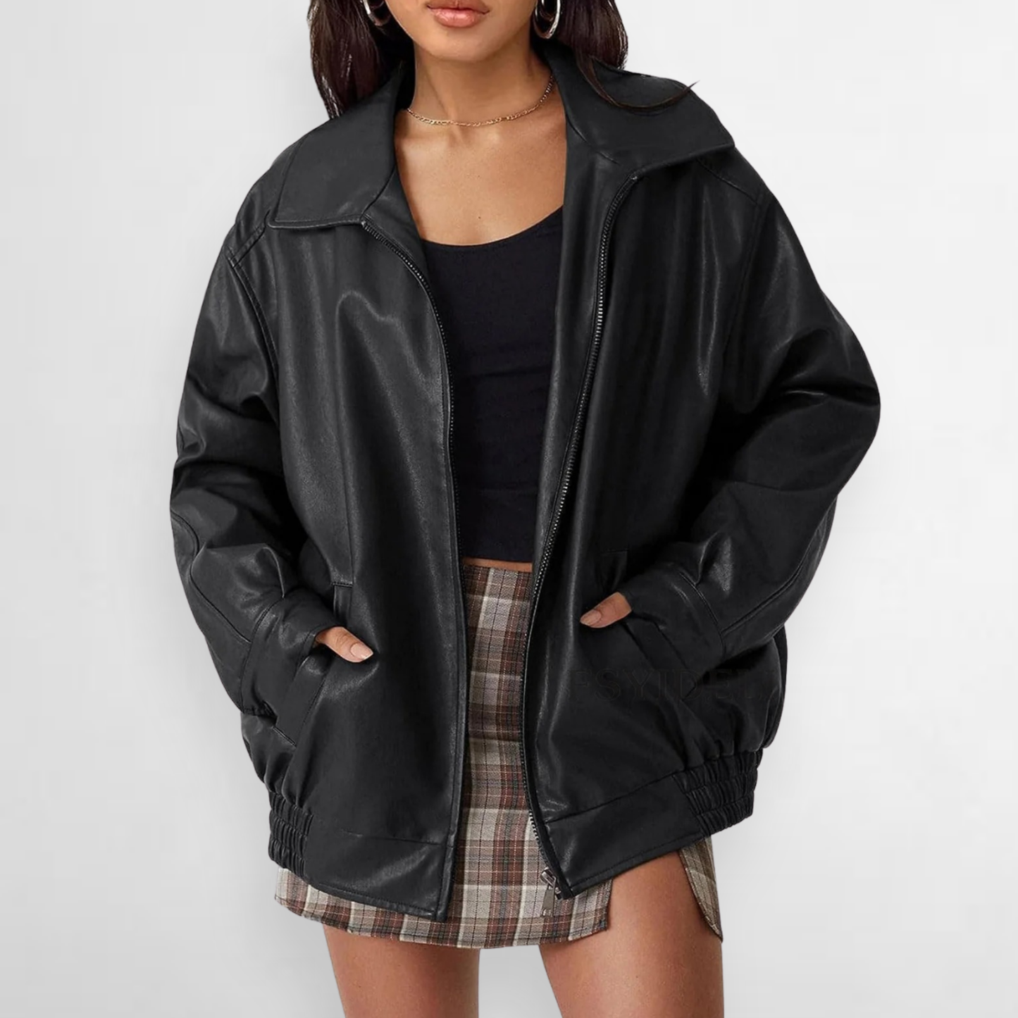 Marseille Faux Leather Jacket