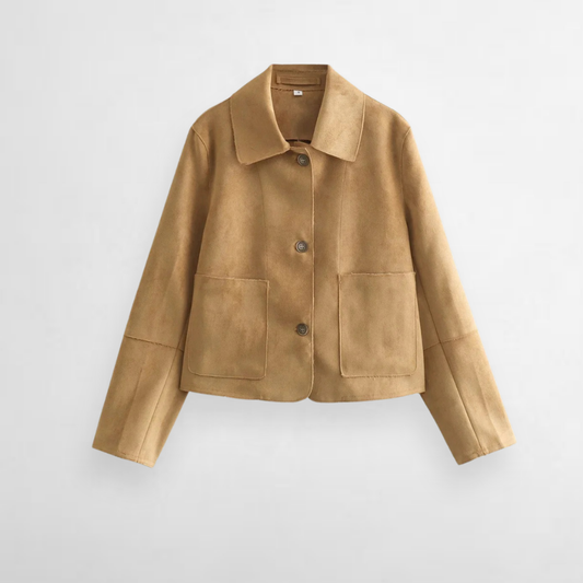 Parisian Faux Suede Coat