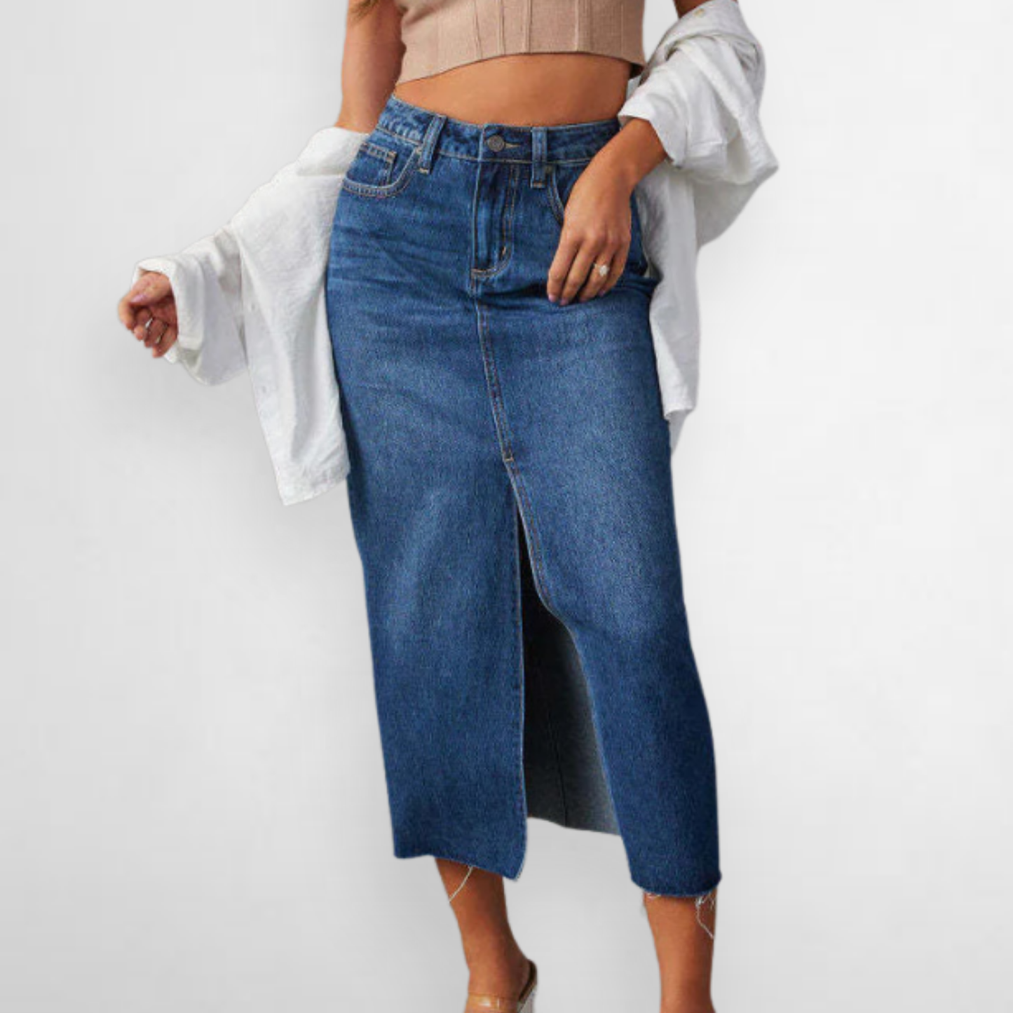 August Denim Skirt