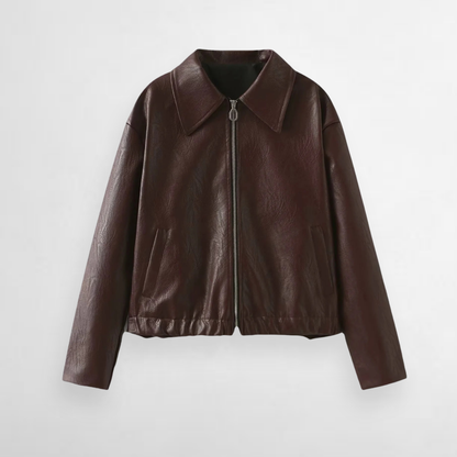 Capri Faux Leather Jacket