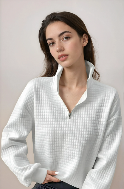 Orlena Textured Pullover