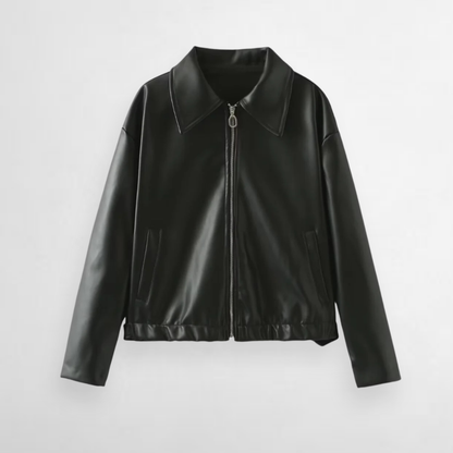 Capri Faux Leather Jacket
