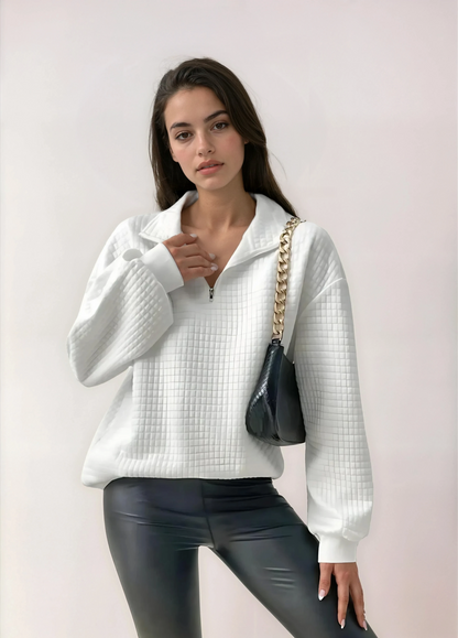 Orlena Textured Pullover