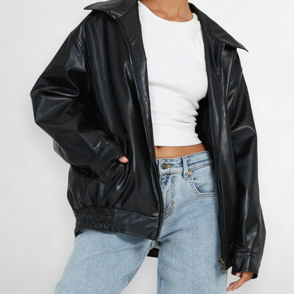 Marseille Faux Leather Jacket
