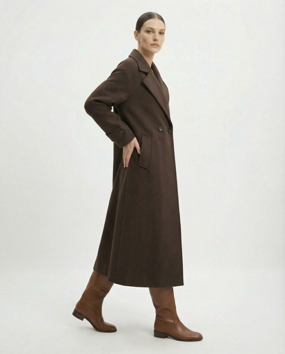 Chocolate Maxi Coat