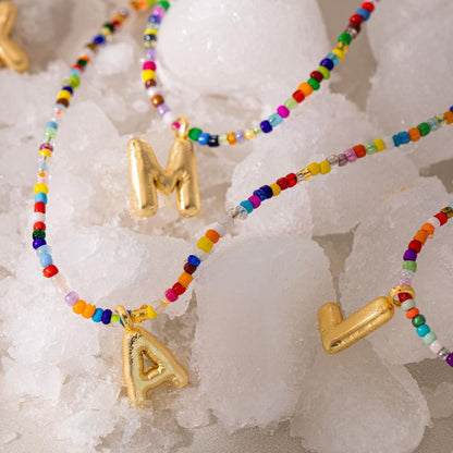 Colorful Letter Necklace