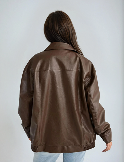 Marseille Faux Leather Jacket