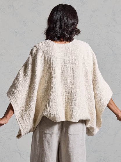 Bloom Cotton Shrug Ecru