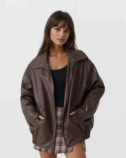 Marseille Faux Leather Jacket