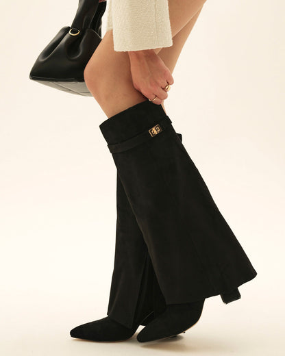 Lavista Suede knee high boots - Black