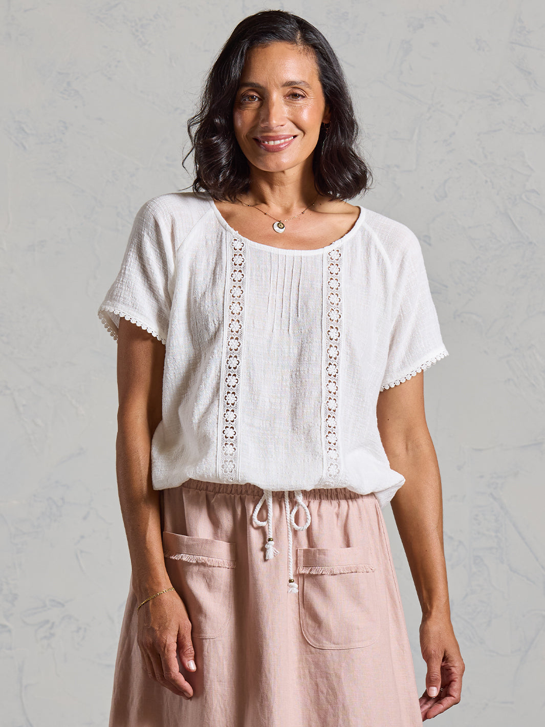 Daisy Cotton Blouse Ivory
