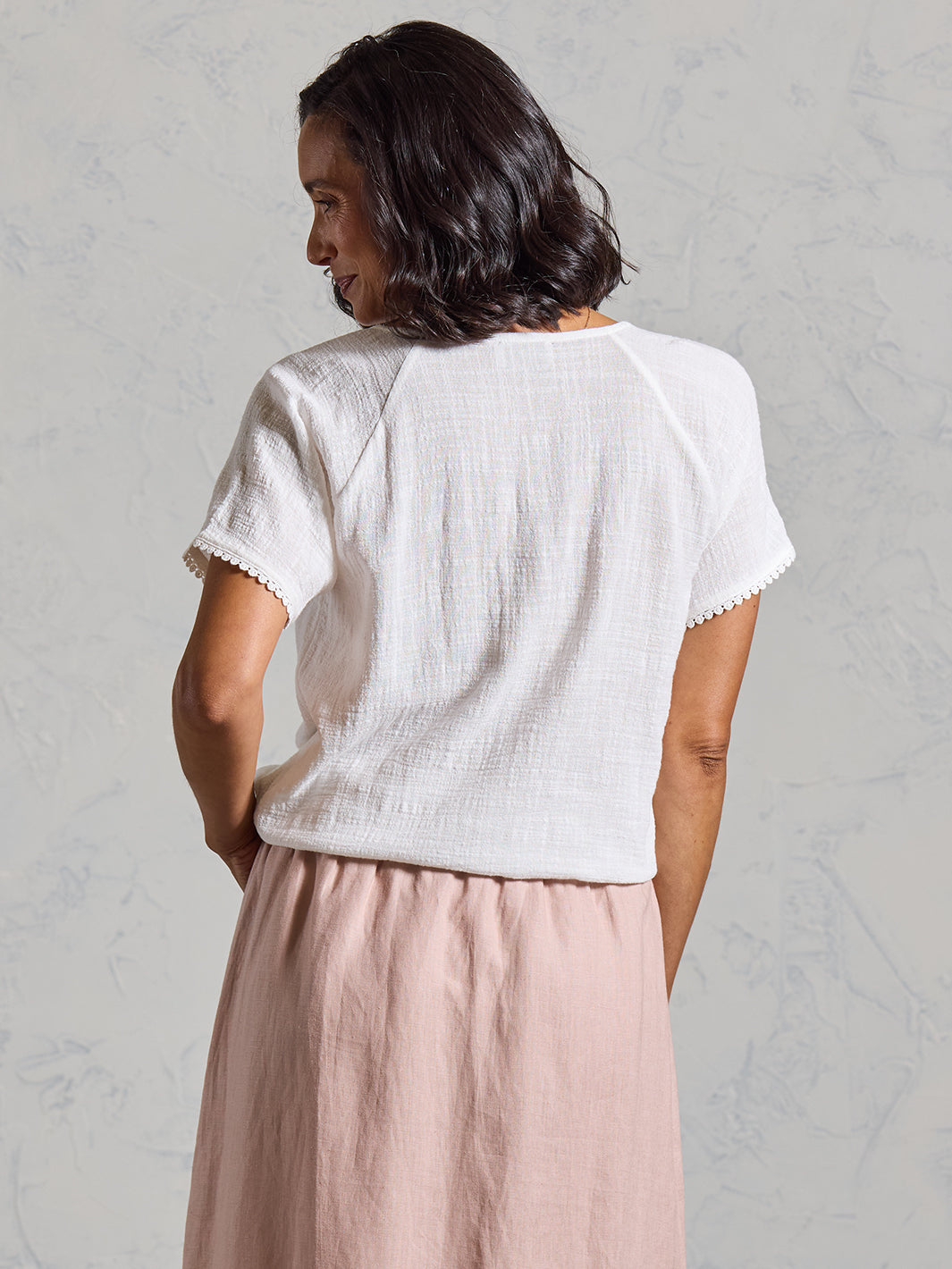 Daisy Cotton Blouse Ivory