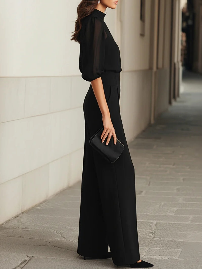 Cozette | Women's Open Front Cardigan Tank Top Wide Leg Knit Three Piece Set