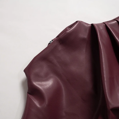 Donna | Women's Sleeveless Vegan Leather Top