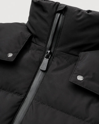Eira | Women's Belted High Collar Zip Front Hooded Puffer Jacket