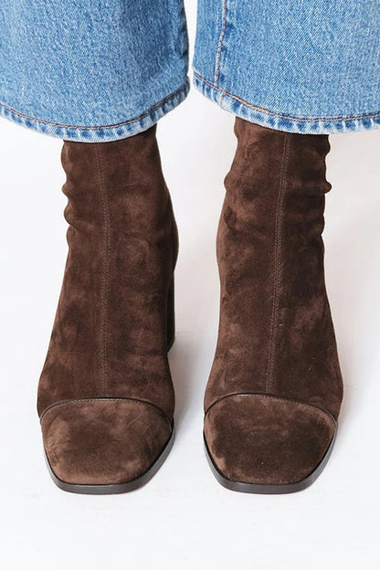 Marisol | Women's Casual Square Toe Ankle Heels Boots