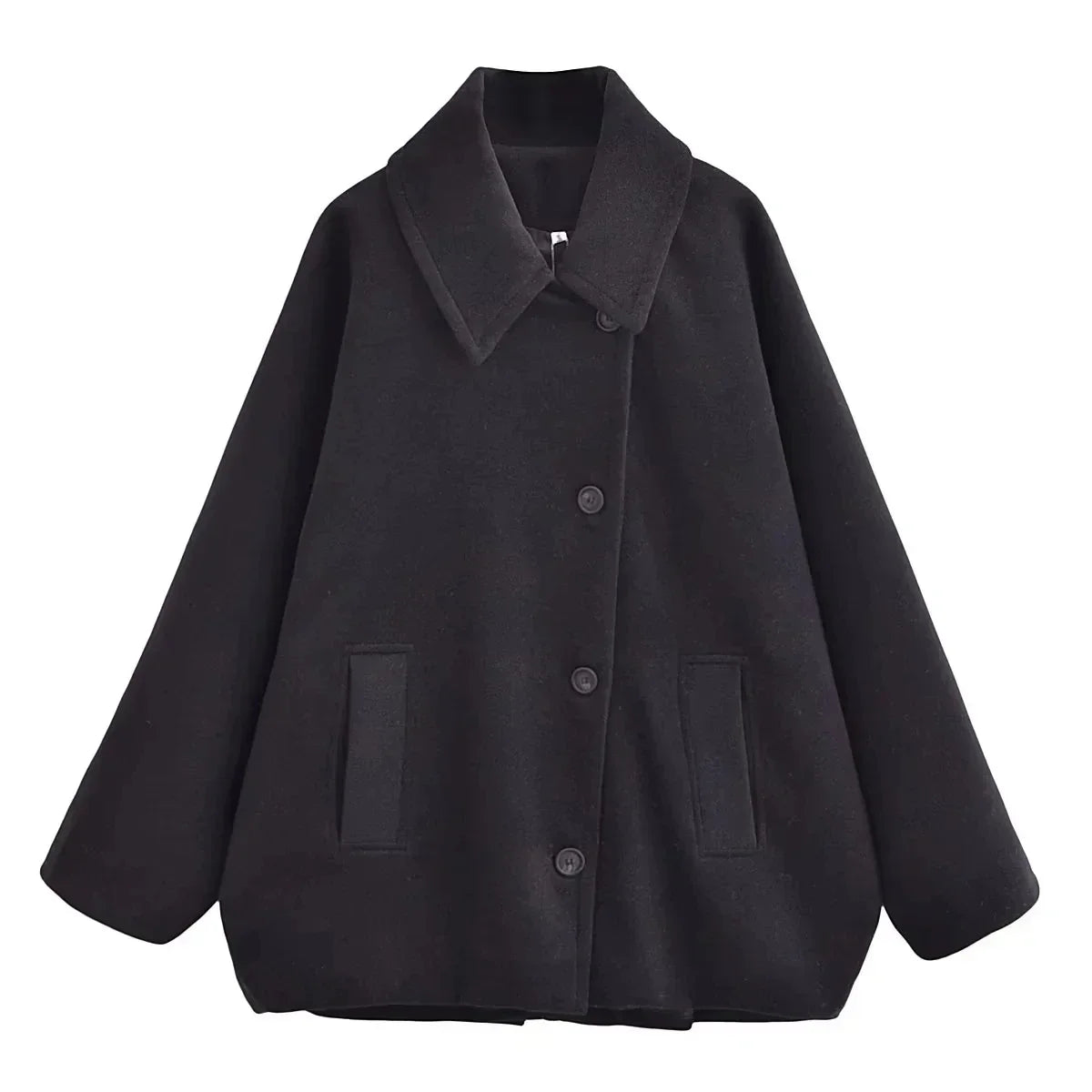 Patricia | Women's Oversized Notch Lapel Wool Blend Jacket