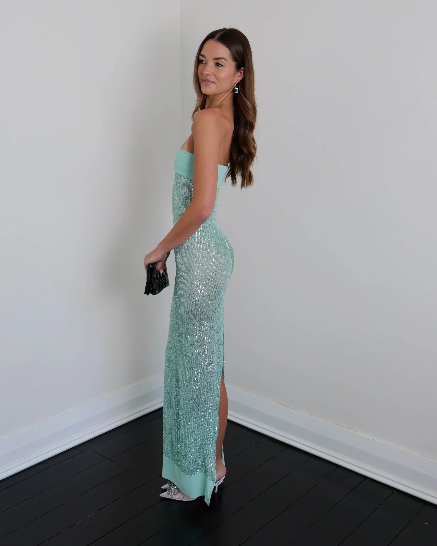 Maritza | Women's Strapless Sequin Maxi Prom Dress