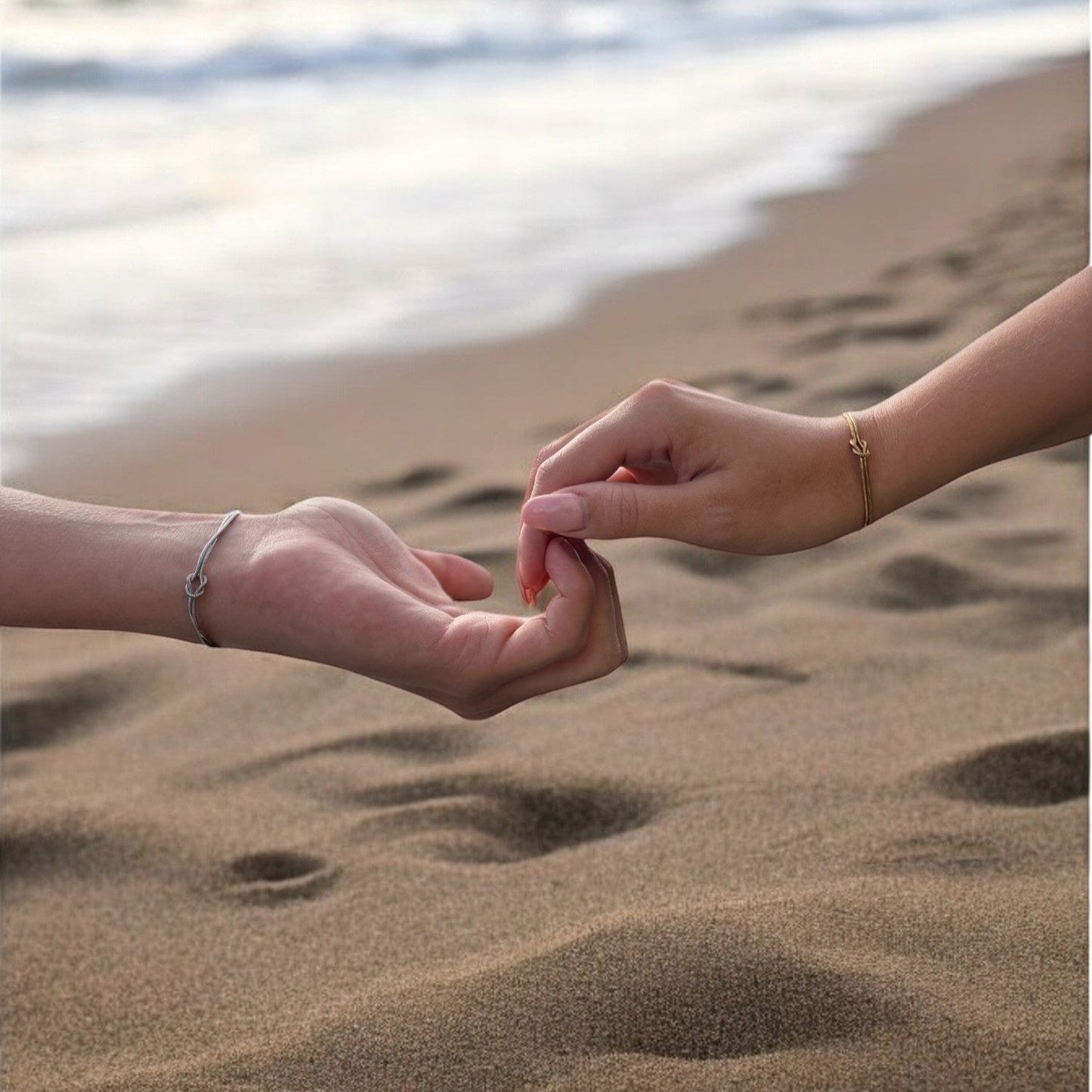 Personalized Love Knot Bracelet