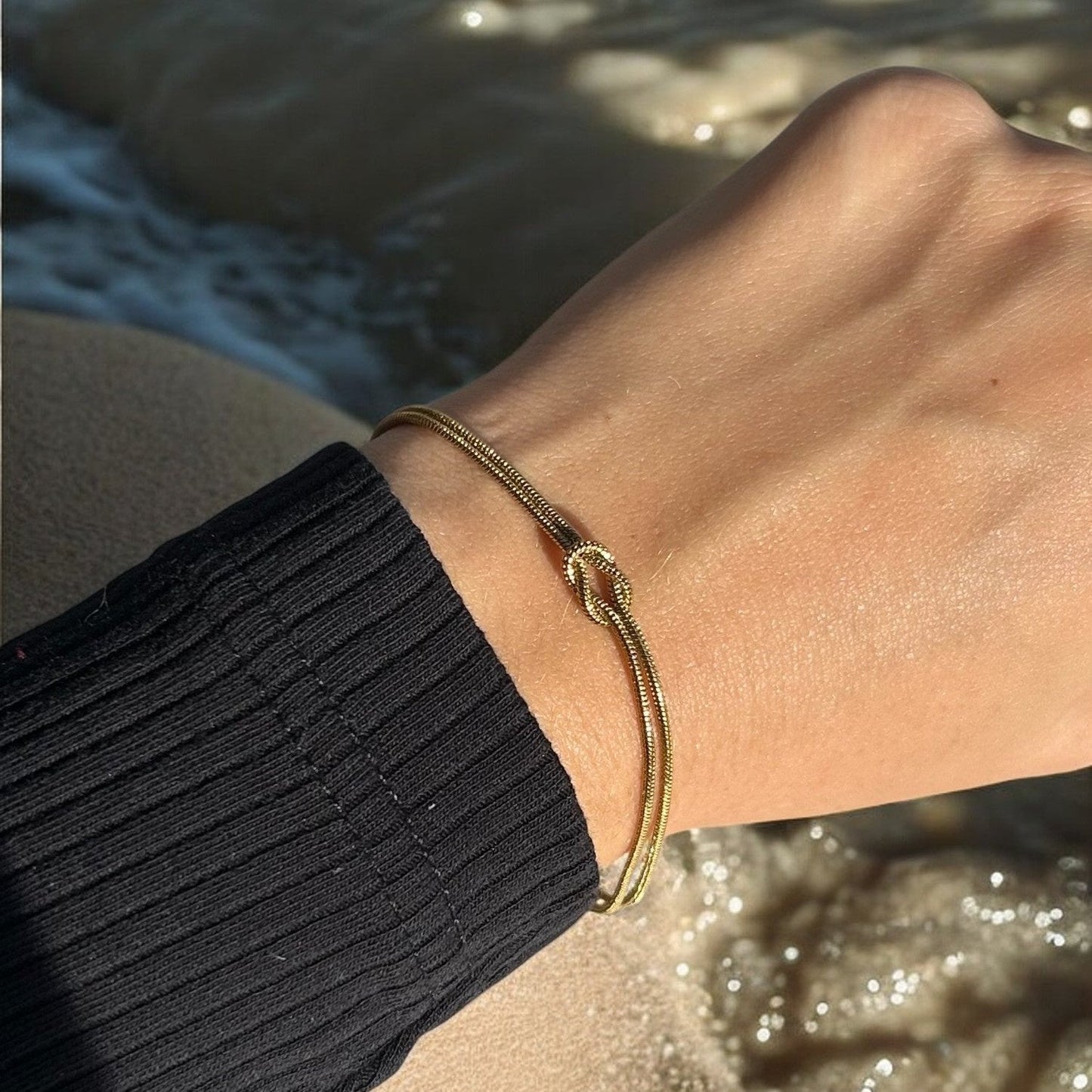 Personalized Love Knot Bracelet