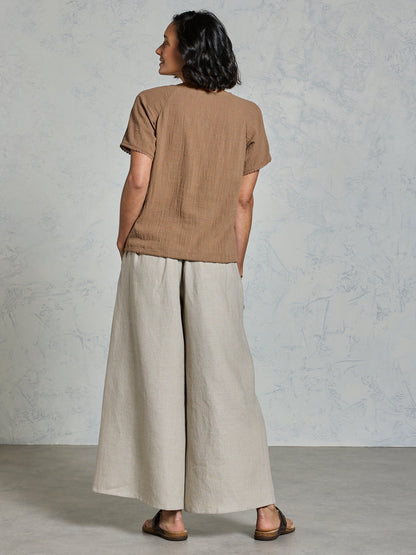 Daisy Cotton Blouse Cinnamon