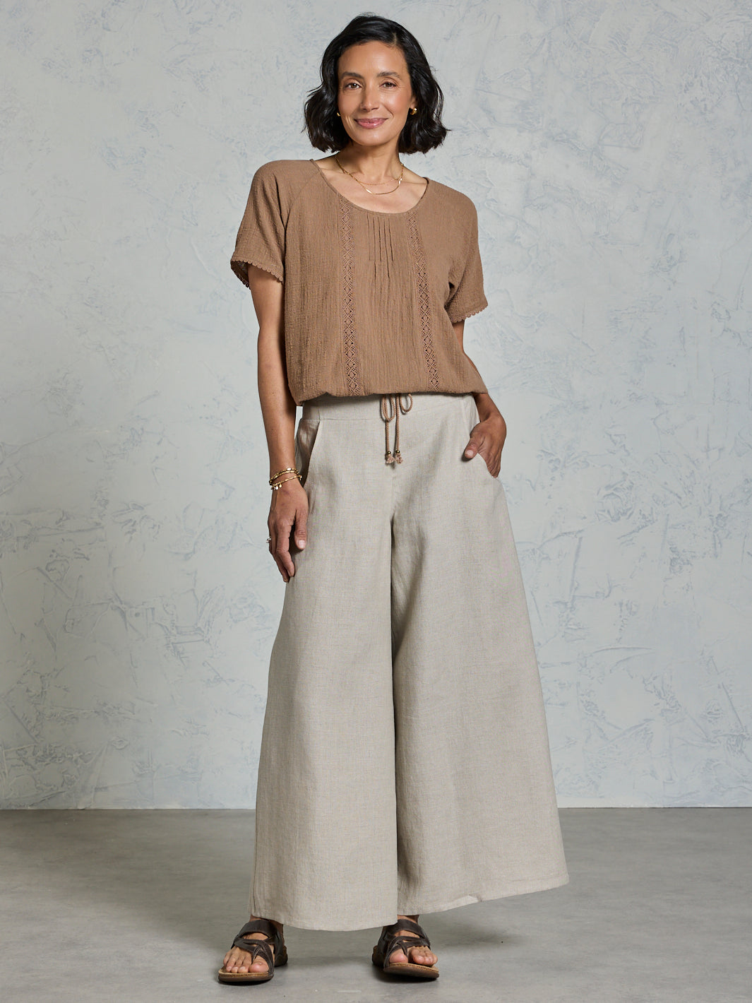 Daisy Cotton Blouse Cinnamon