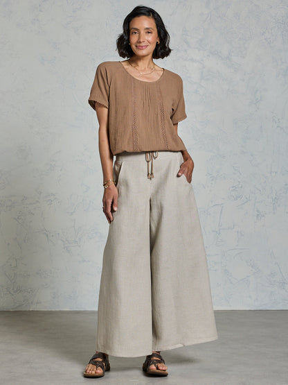 Daisy Cotton Blouse Cinnamon