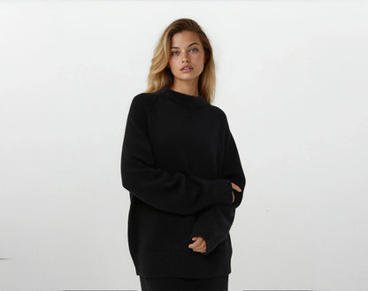 Lauria Wool Blend Knit Sweater