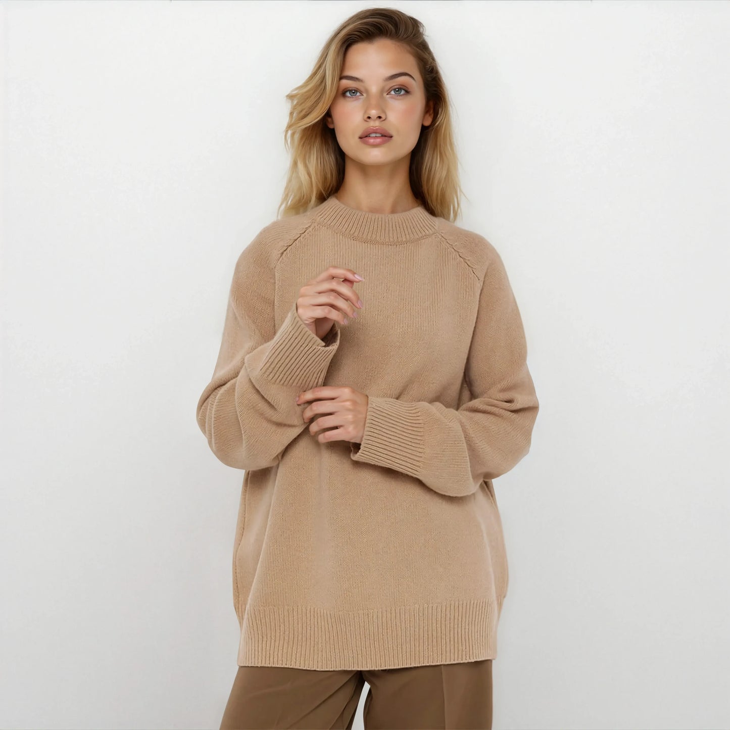 Lauria Wool Blend Knit Sweater