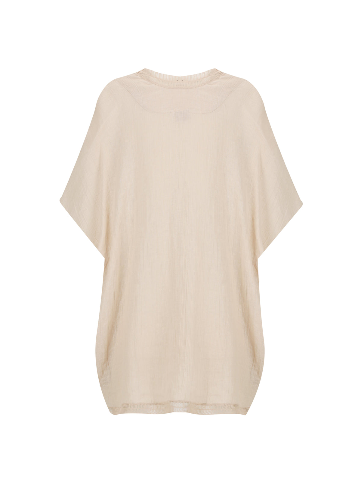 Rhea French Linen Kimono Stone