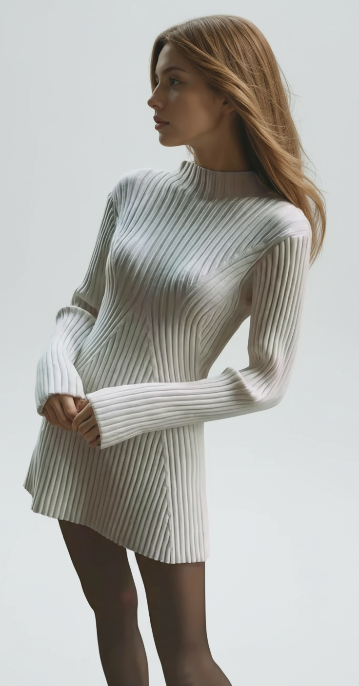 The Ivy Rib Knit Dress